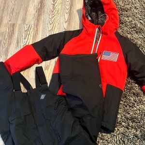Boys Medium Snow Jacket and Bib -NEW